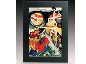 Moorcroft Pottery Fraser Street Plaque-0