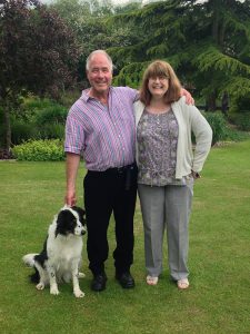 John with Sheila Baker, founder of High Flyers