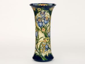 Moorcroft Pottery Blue Tulip-0