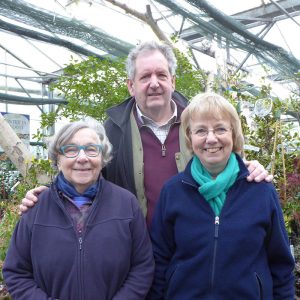 Stella Hollick, Tony and Barbara Cartwright have 146 years of service between them