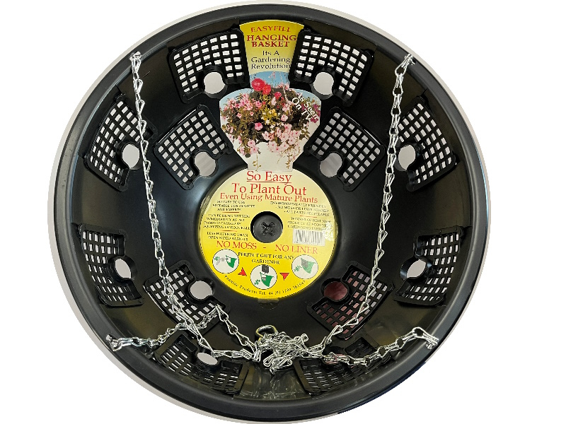 Pennine Easyfill Hanging Basket- 15" Black-0