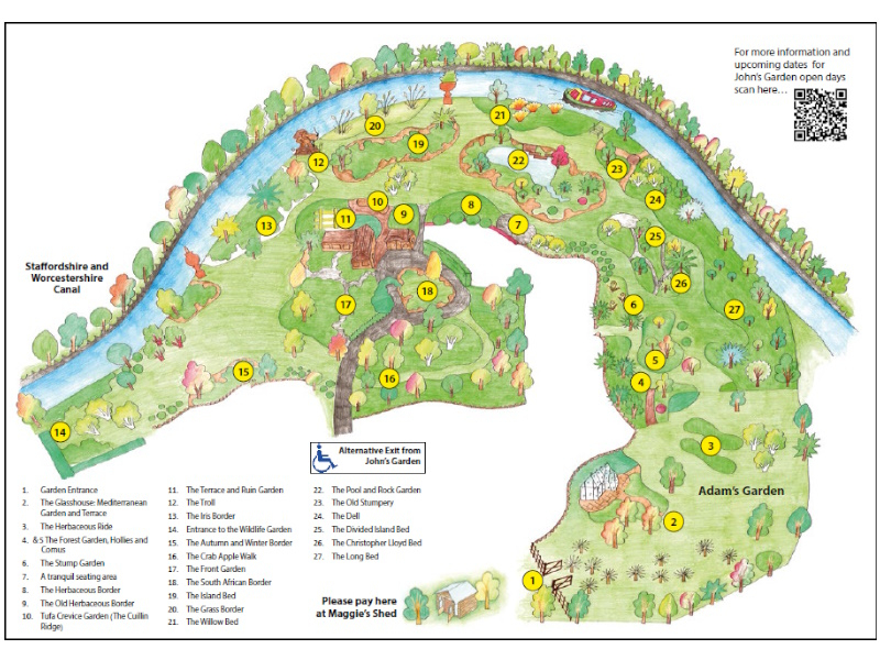 John's Garden Souvenir Guide Booklet-23470