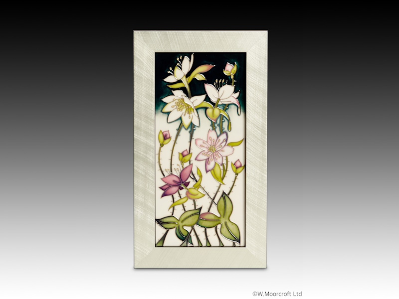 Moorcroft Pottery New World Hepatica Plaque PLQ5-0