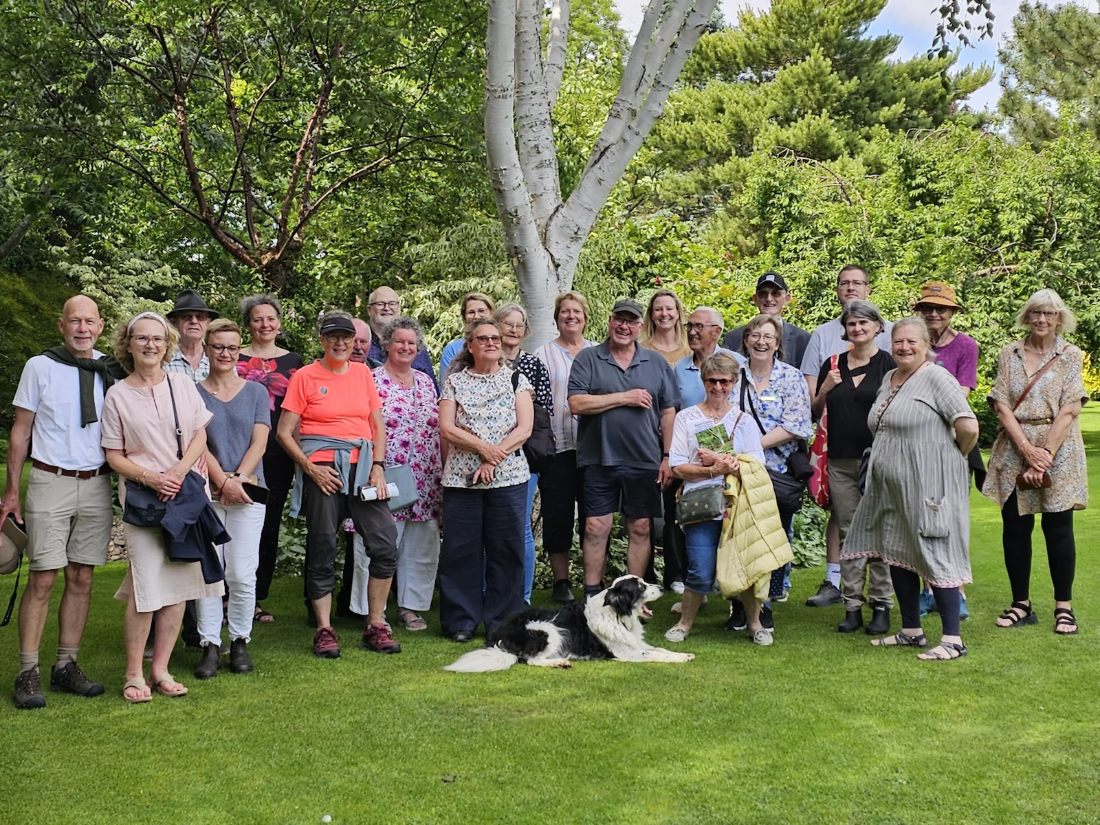 John with a group of people