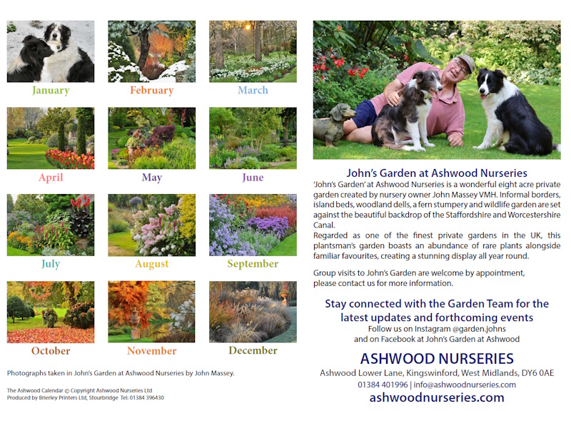 Ashwood Nurseries Calendar 2027